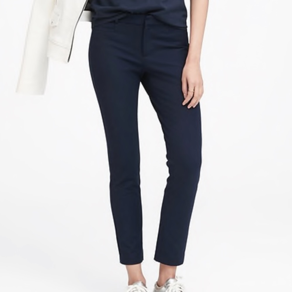 Banana Republic Blue Sloan Fit Pant